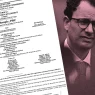 Anthropic's SEC Form S-1 filing alongside a portrait of CEO Dario Amodei